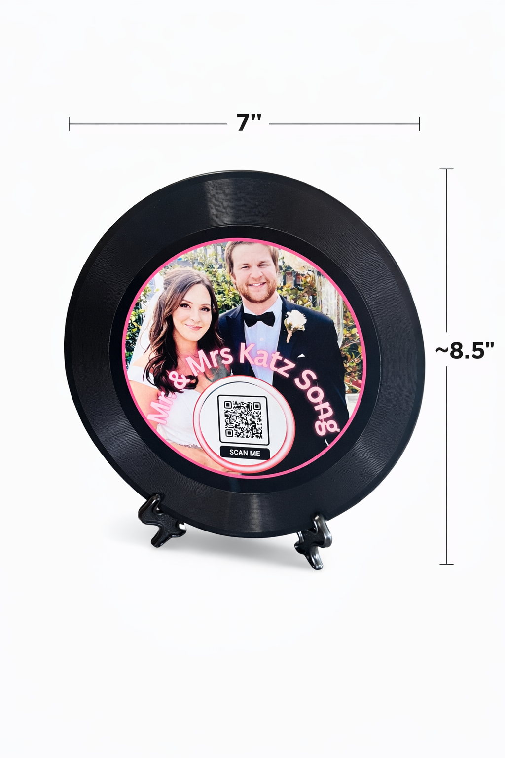 Custom Song Decorative Record with Stand! Customized song about whatever you choose!