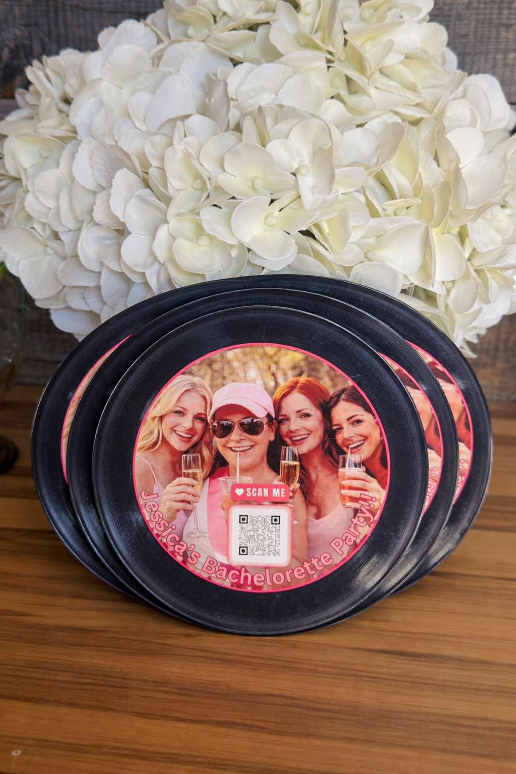 Custom Song QR Decorative Record Plaque / Bachelorette Party / Bridesmaids
